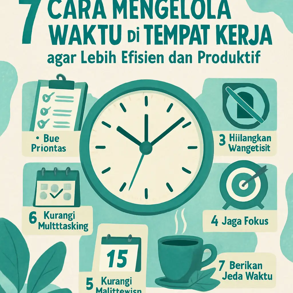 7 Cara Mengelola Waktu di Tempat Kerja agar Lebih Efisien dan Produktif