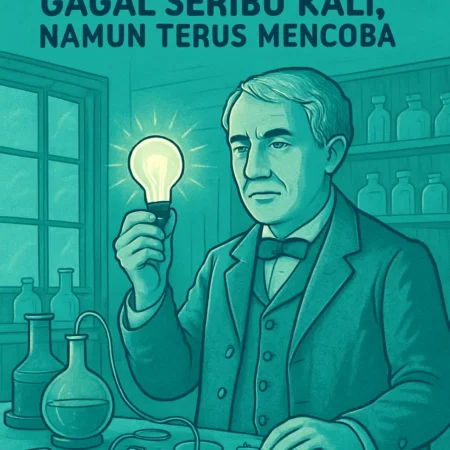 Kisah Inspiratif dari Thomas Edison: Gagal Seribu Kali, Namun Terus Mencoba