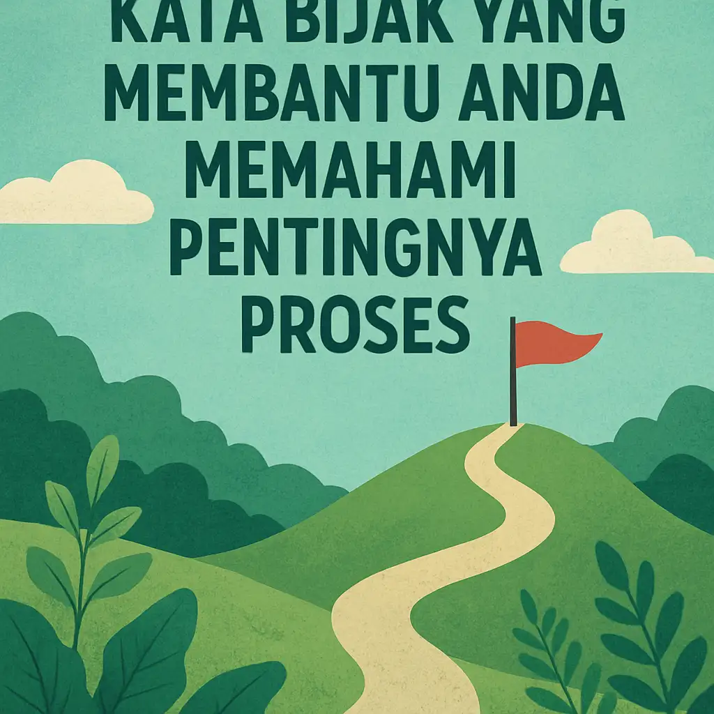 Kata Bijak yang Membantu Anda Memahami Pentingnya Proses